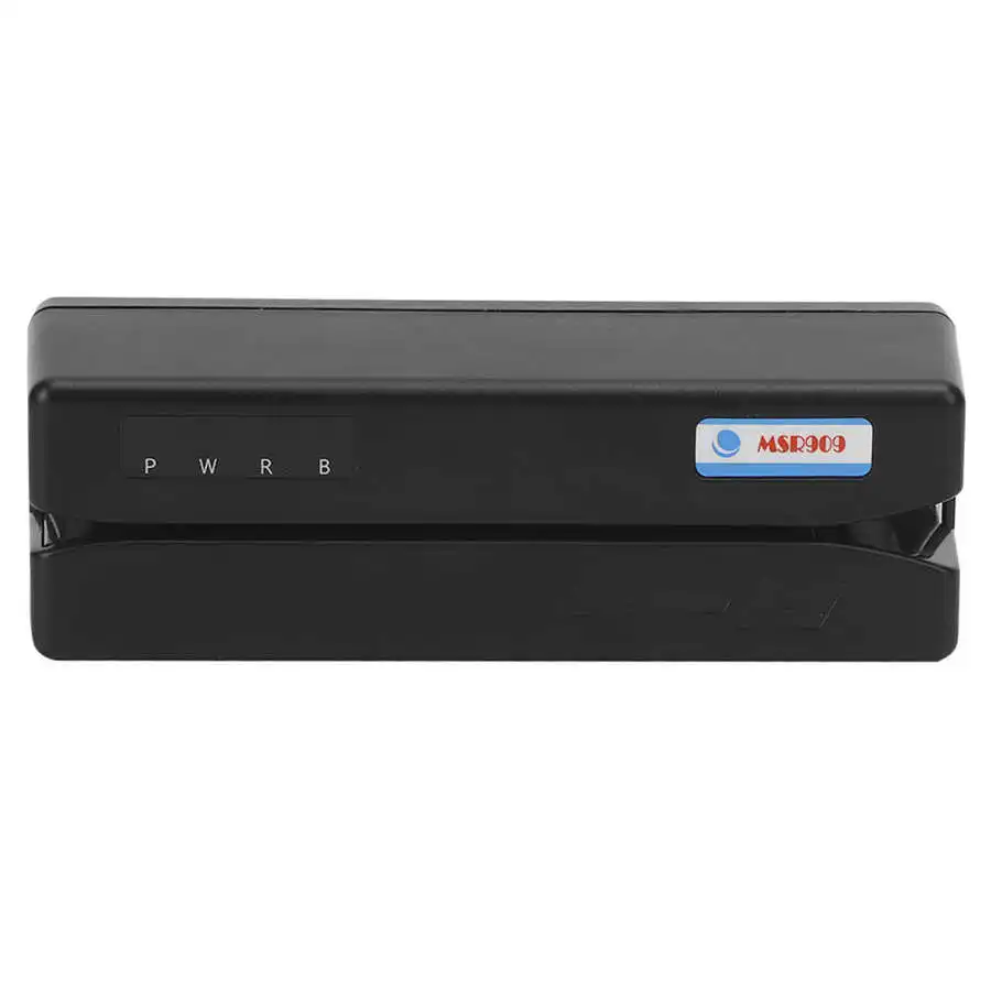 Magnetic Stripe Card Reader All 3 Tracks Writer Device Msr909 for Windows 98 Xp Vista Hot |