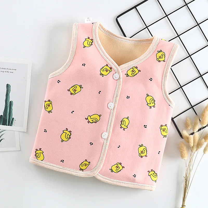 Детская жилетка для маленьких девочек и мальчиков пальто мягкая хлопковая