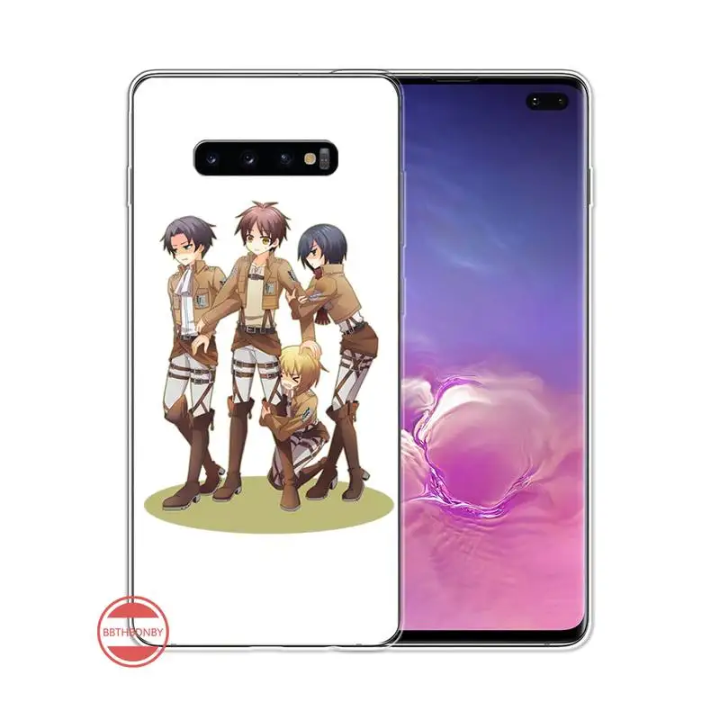 

Anime Japanese attack on Titan Phone Case For Samsung Galaxy S5 S6 S7 S8 S9 S10 S10e S20 edge plus lite