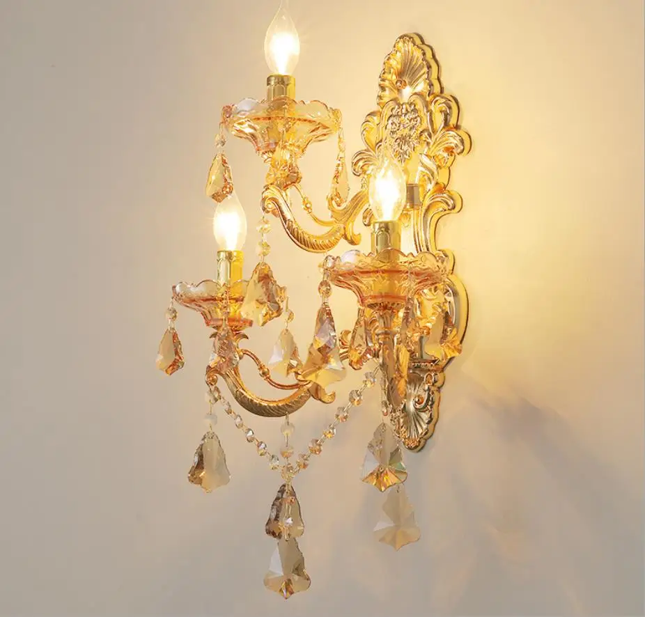 Современные хрустальные Настенные светильники в коридоре настенный светильник
