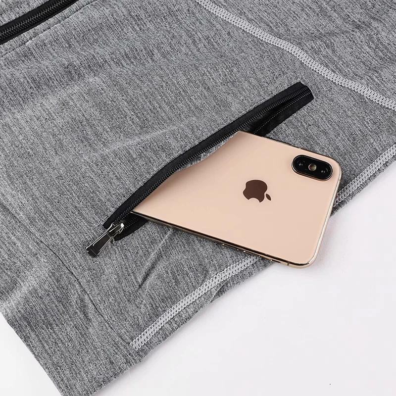 Мужская Осенняя толстовка спортивное пальто Быстросохнущий тренировочный