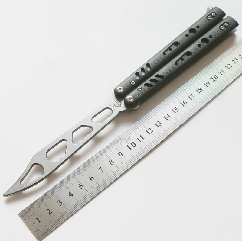 Новейший BALIPLUS BRS Rep Replicant Butterfly тренировочный нож D2 лезвие из углеродного