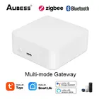 Умный многопротокольный шлюз Tuya Zigbee 3,0 с поддержкой Bluetooth и Wi-Fi, 3 режима, хаб с дистанционным управлением через приложение, работает с Alexa Google Home