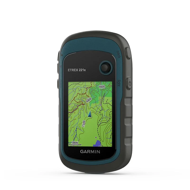 Уличный ручной GPS навигатор Garmin eTrex 221X + ГЛОНАСС индикатор координат положения
