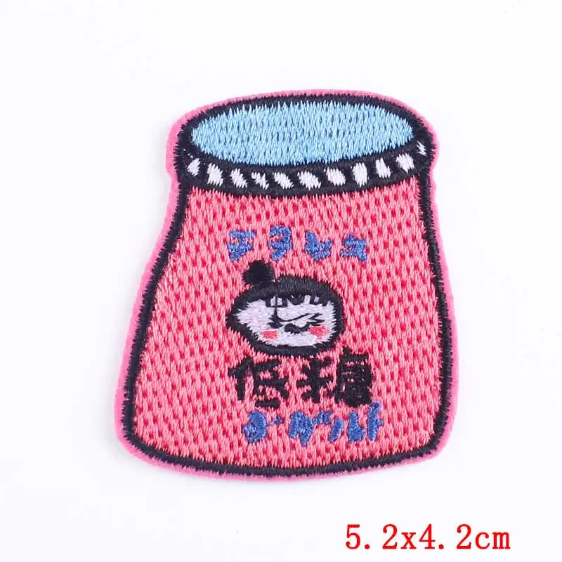 Патчи для напитков с десертом патчи утюга на одежду вышитые одежды аксессуары |