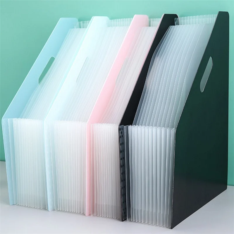 

School Office Stationery Desk File Folder Document Paper Organizer Storage Holder Multilayer Expanding Box