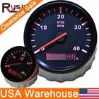 4000 обмин 85 мм тахометр с светодиодный цифровой Песочник 12 В24 В морской лодке подвесной дизельный двигатель Тахометр Датчик мотоцикла