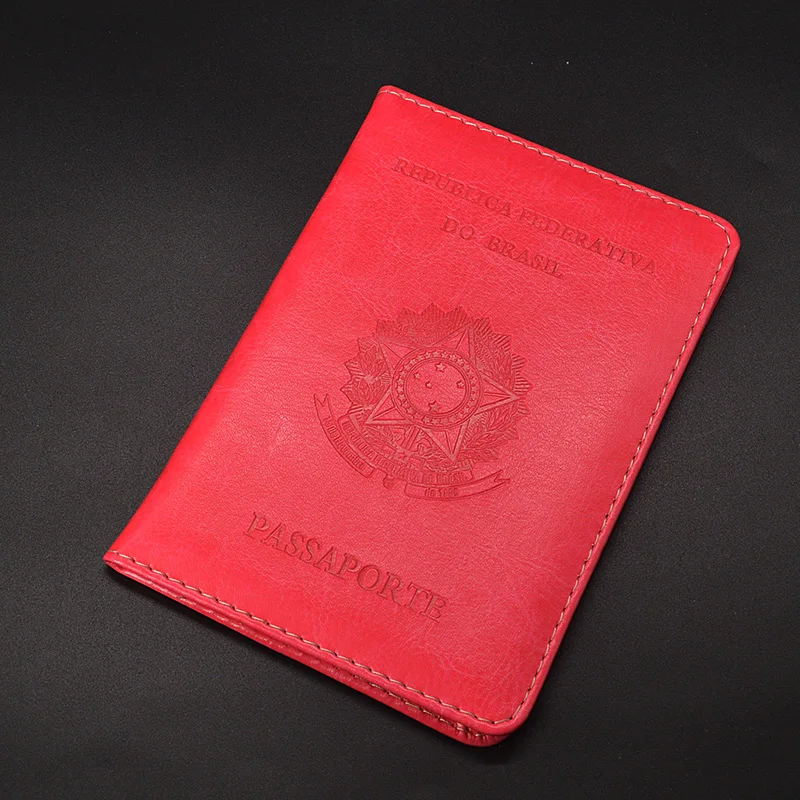 Бразильская Обложка для паспорта Женская милая девушек мягкая искусственная