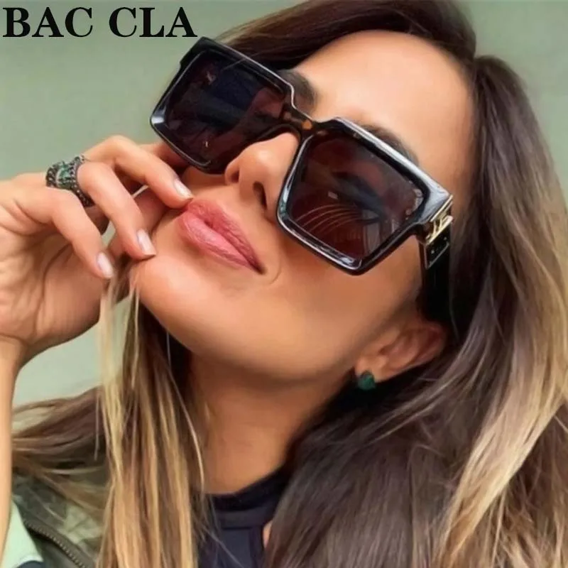 

BAC CLA Oversized Sunglasses Women 2020 Luxury Vintage Retro Sunglasses Square Big Sun Glasses Shades For Women Zonnebril Dames