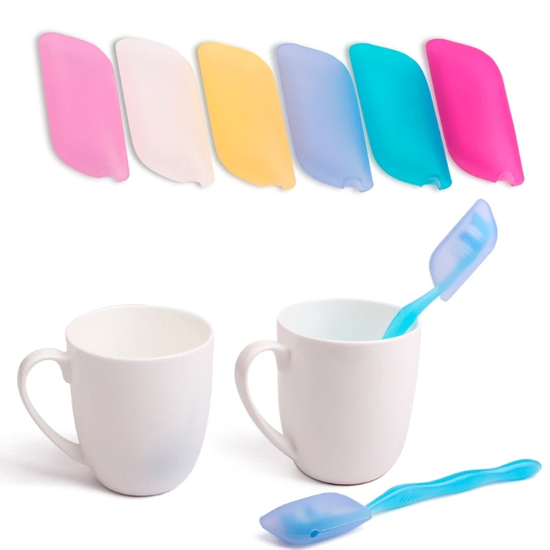 Силиконовая крышка для головки зубной щетки держатель путешествий походная