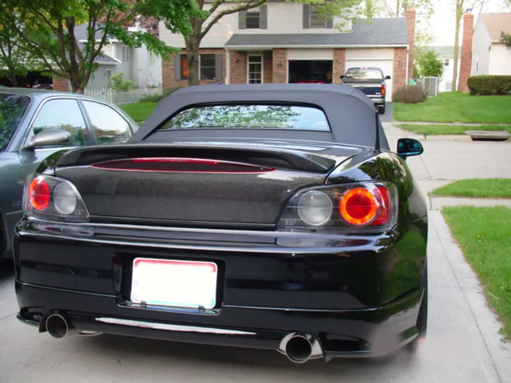 Задняя отделка багажника крышка для Honda S2000 углеродное волокно OEM комплект