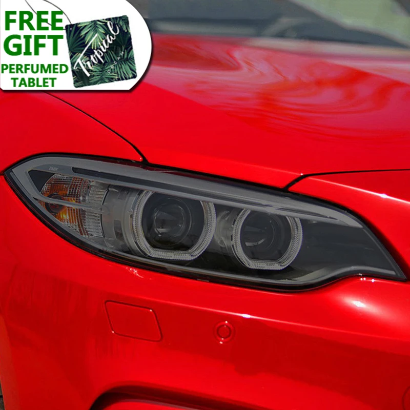 

Car Headlight Protective Film Restoration Transparent Black TPU Sticker For BMW 2 Series F22 Coupe F23 2014-2019 Accessories