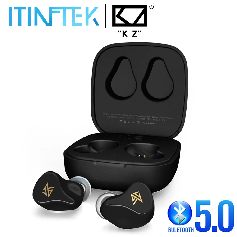TWS наушники KZ Z1 с поддержкой Bluetooth 5 0 и сенсорным управлением|Наушники гарнитуры| |