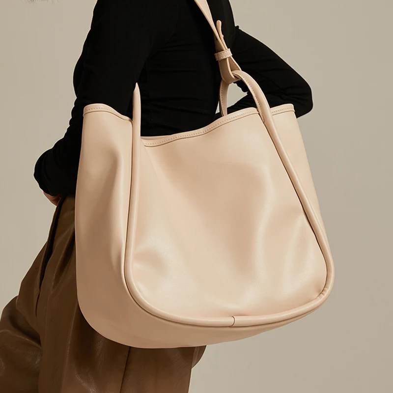 

Fashion Large Tote Women Shoulder Bags Designer Big Handle Handbags Luxury Soft Pu Leather Crossbody Bag High Quality Purse 2021