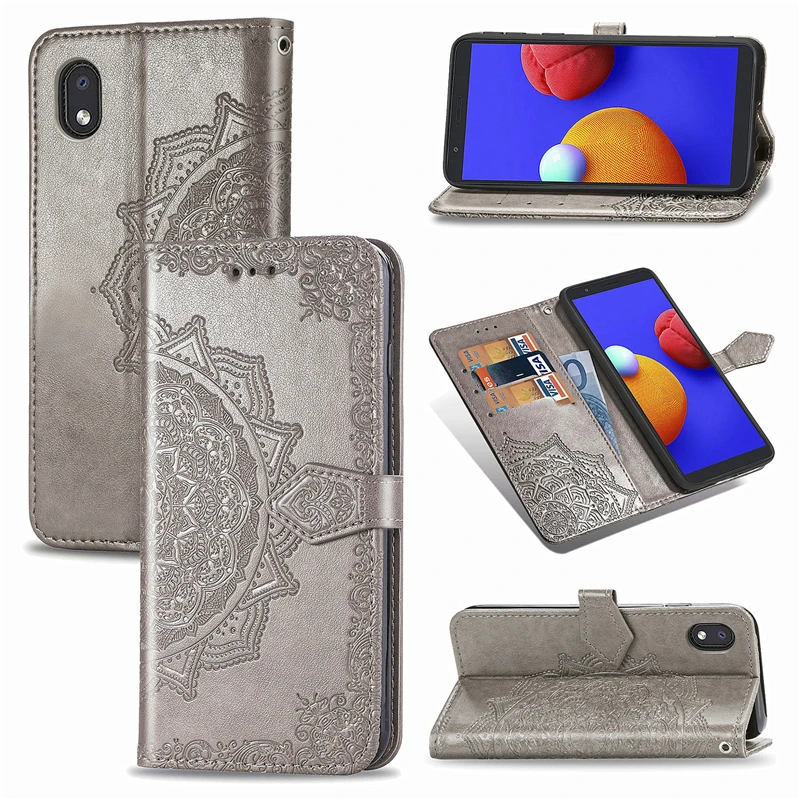 

For Samsung Galaxy A01 Core Case Cloth Datura Leather Rubber Case For Samsung Galaxy A01 Core Cover For Samsung A01 Core Case