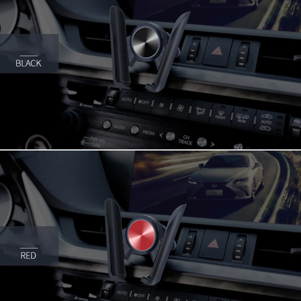 360 Вращающийся Автомобильный держатель для телефона портативный воздушный