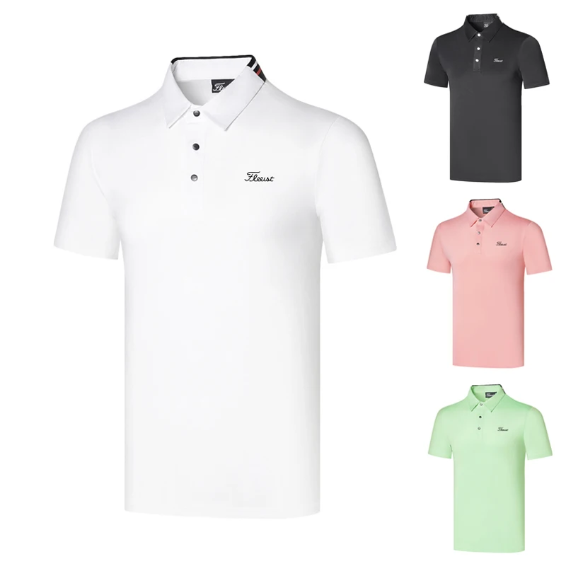 

Golf wear outdoor sports leisure quick drying Golf breathable sweat wicking polo t-shirt short sleeve men's top