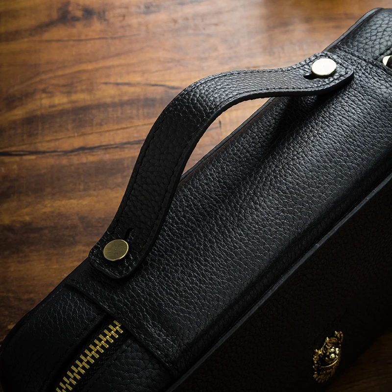 LUBINSKI натуральная кожа сигарная Зажигалка W/пепельница для сигарет и сигар набор