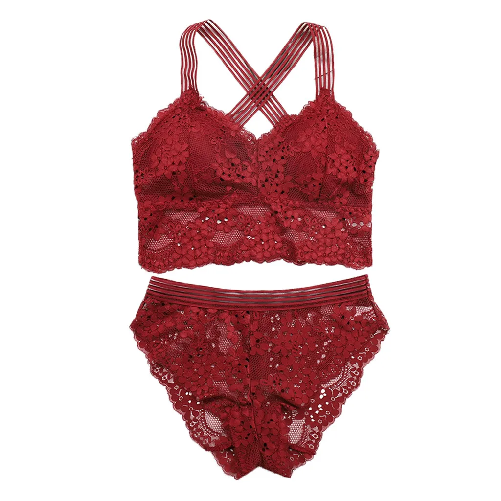 

2019 Fashion Spring Women Bra Set Sexy Lace Bra Female Underwire Solid Push Up Lingerie Bras Ladies Underwear Sets femme mujer