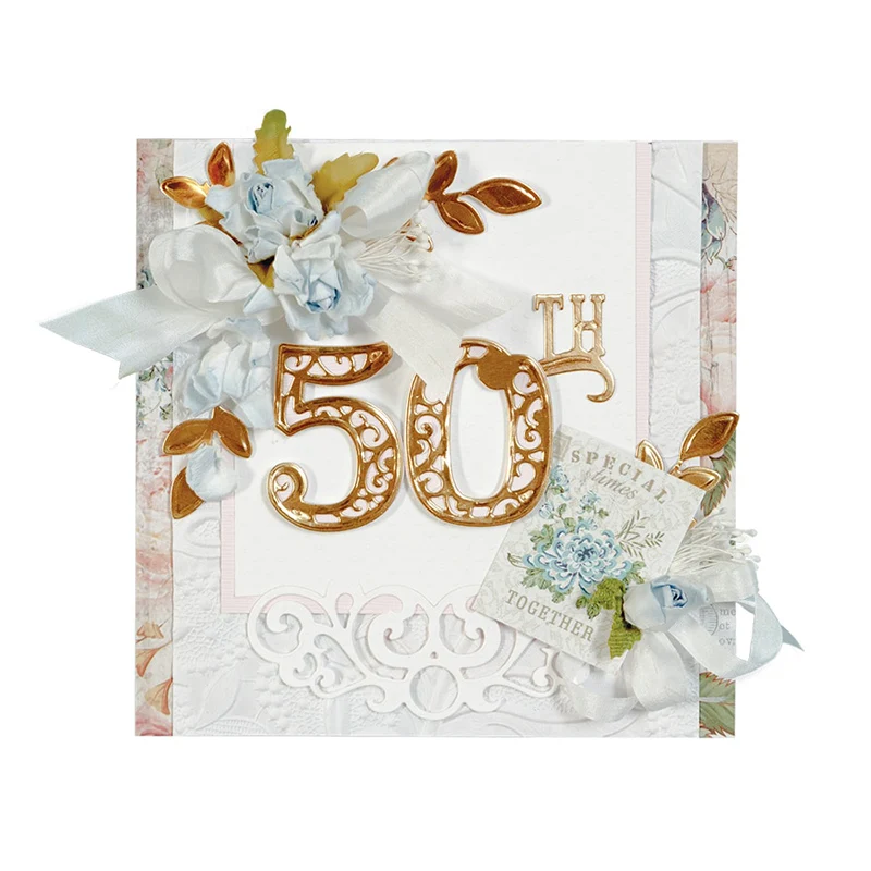 Рождественская кружевная цифровая металлическая высекальная форма сделай сам