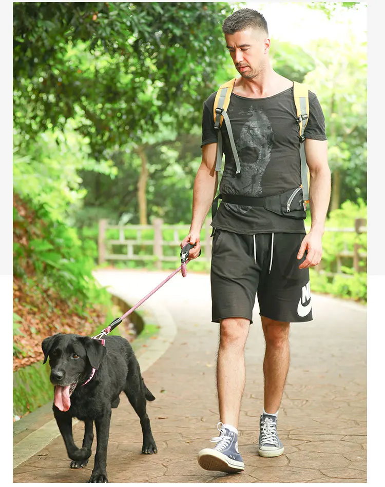 Поводок для домашних животных светоотражающий сильный поводок собак длиной 1 5 м