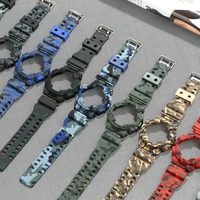 camouflage watch band and bracelet replacement belt suit for g shock gd120ga 100ga 110