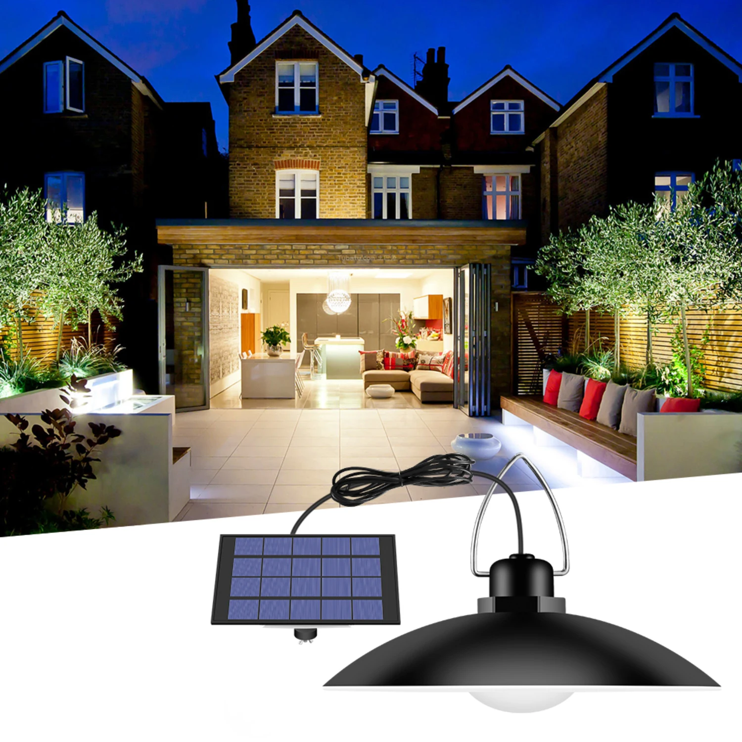 

Waterproof LED SOLAR Chandelier 2/3/4Pcs Intelligent Light Lamp IP65 Sensor Lights Home Courtyard Gardens Outdoor Lighting