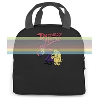 wacky races dastardly and muttley official hanna barbera blue mens t shits printing women men portable insulated lunch bag