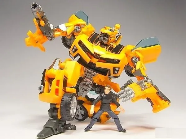 Трансформация Робот человека Alliance Bumblebee And Sam Фигурки игрушки для классические игрушки из аниме Рисунок мультфильм мальчик игрушка