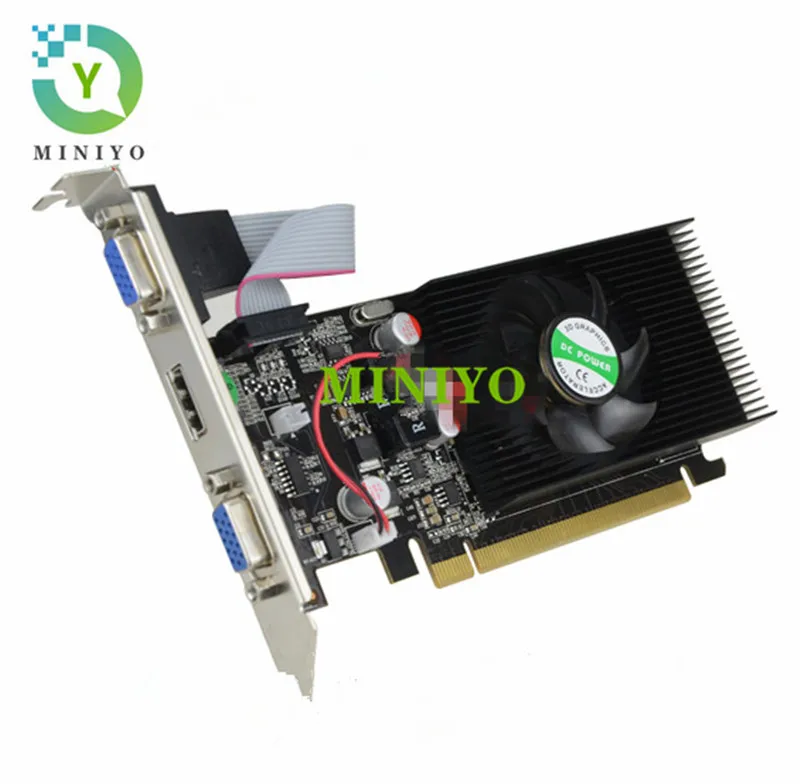 Для нвидео GeForce GT610 1 ГБ PCI E 16X VGA + HDMI мульти экран с ЖК экраном Независимый дисплей