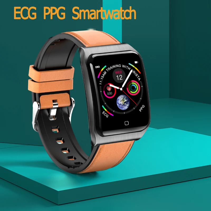 E58 ECG PPG Смарт часы для Android iOS пульсометр Монитор артериального давления Здоровье