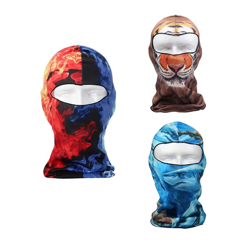 

TH04 Summer Autumn Ultra Thin colorful Ski Cycling Full Face Mask Balaclava headgear