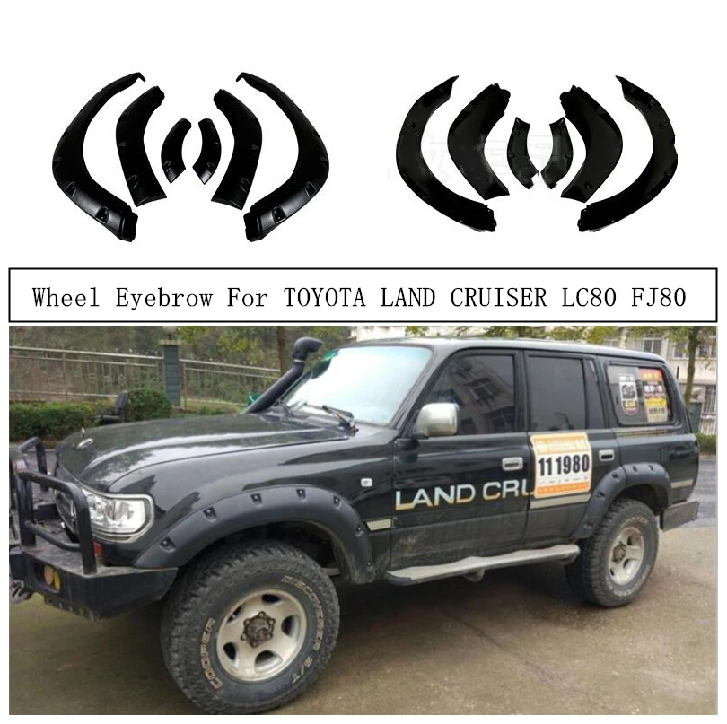 

Колесо для бровей для TOYOTA LAND CRUISER LC80 FJ80 4500 расширяющееся большое колесо дуговой винт установка Высокое качество ABS аксессуары
