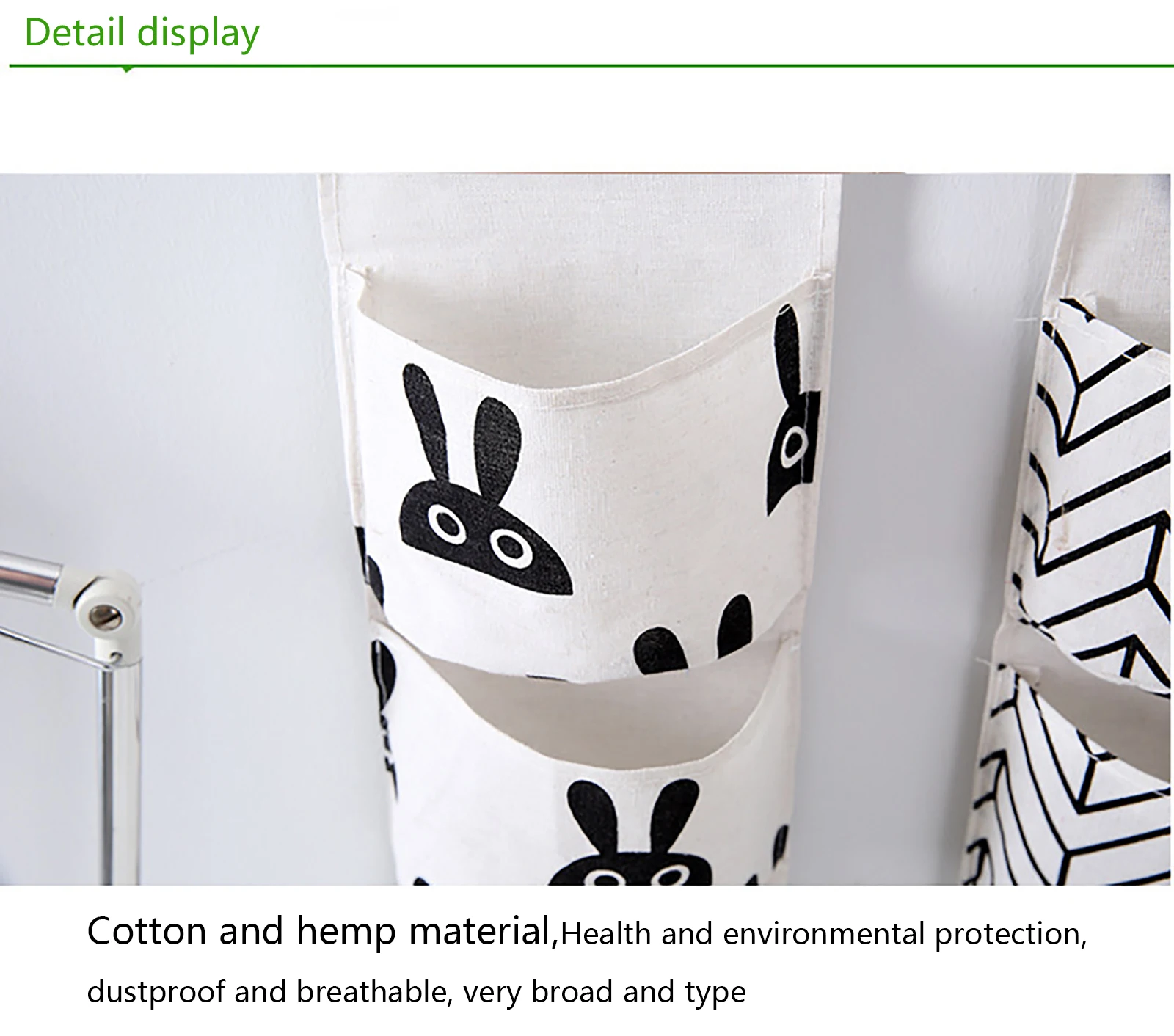 Настенная сумка для хранения органайзер на дверь 3 кармана подвесная дома