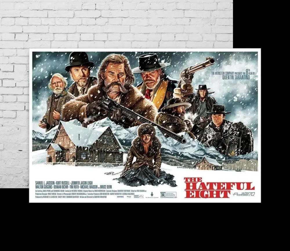 

Квентин Тарантино The Hateful Eight Classic SILK постер декоративная стена paint 24x36 дюймов