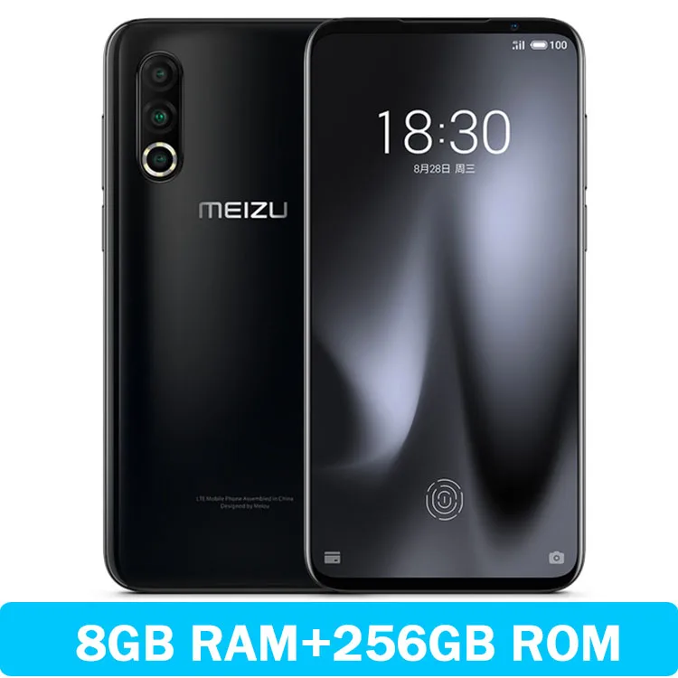 8G 256GB Black Meizu 16S Pro VOLTE 4G LTE 128G Snapdragon 855 Plus Восьмиядерный задний 48MP 6," FHD+ NFC сотовый телефон - Цвет: 8G 256GB Black
