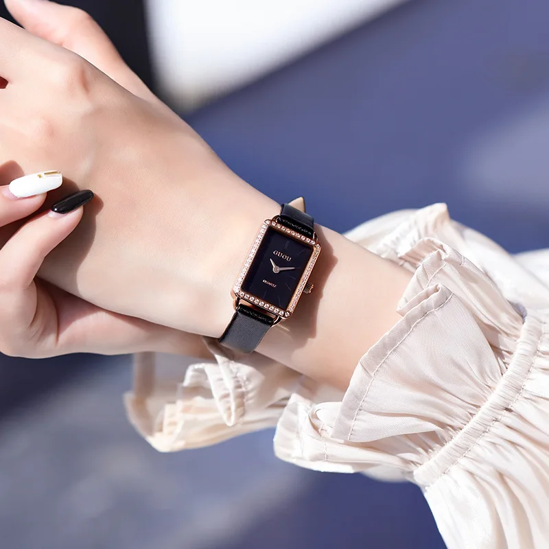 Watch Women luxury Fashion Casual 30m waterproof quartz watches genuine leather strap sport Ladies elegant wrist watch girl Gift