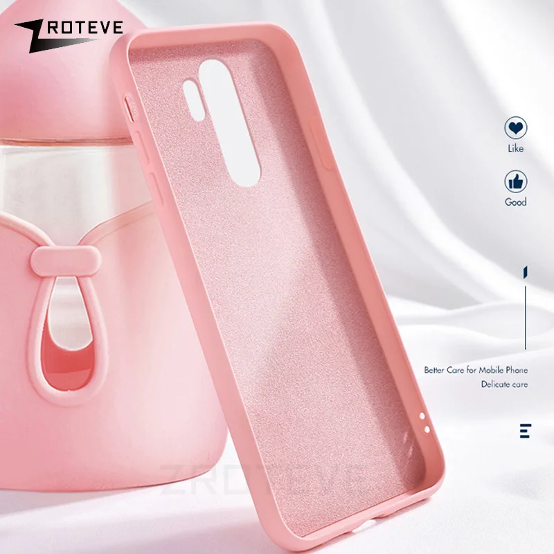 ZROTEVE Cover For Xiaomi Redmi Note 8 Pro Case Slim Soft 8T Liquid Silicone Back Xiami Xiomi |