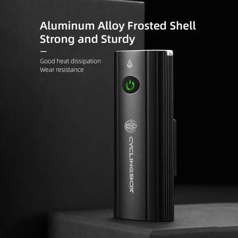 

3000mAh Bike Light Rainproof USB MTB Front Lamp Headlight Aluminum Flashlight Bicycle Light Night Cycling Safety Warning Lamp