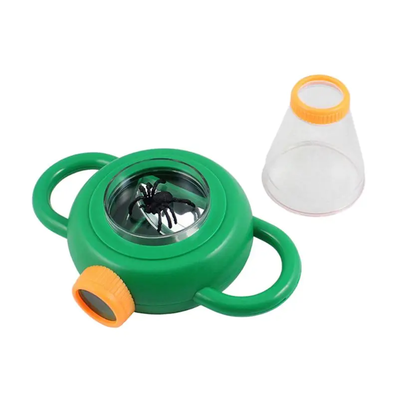 

Портативный 3X 2-полосная насекомых средство просмотра Лупа детские развивающие игрушки подарок