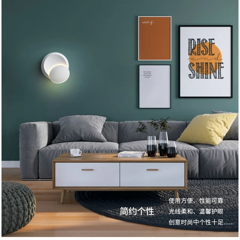 

Outdoor Up and Down 10W LED Wall Lamp Simple Die-cast Aluminum High Waterproof Balcony Corridor Aisle Courtyard Door Wall Light