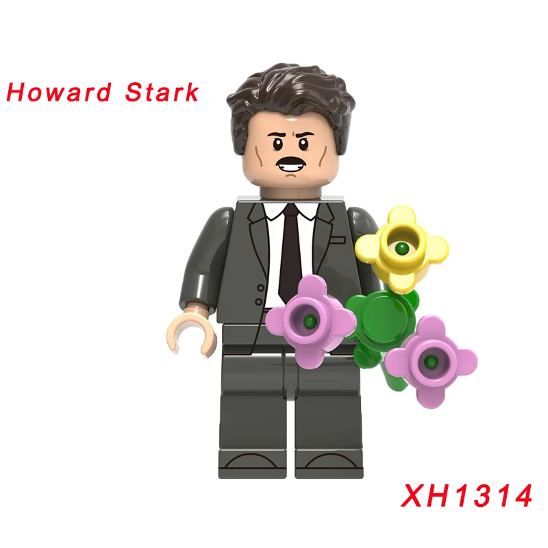 Одиночная Супер герои Марка 6 Tony Stark Марвел Капитан древний Тор Капитан Америка Черная Вуда перец строительный блок - Цвет: xh1314