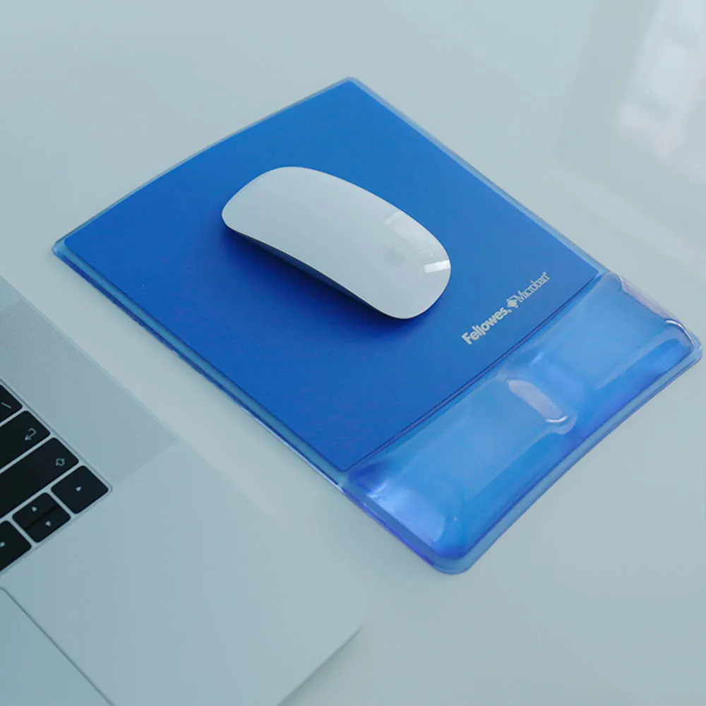 Нескользящий удобный мягкий силиконовый коврик для мыши с накладкой на запястье