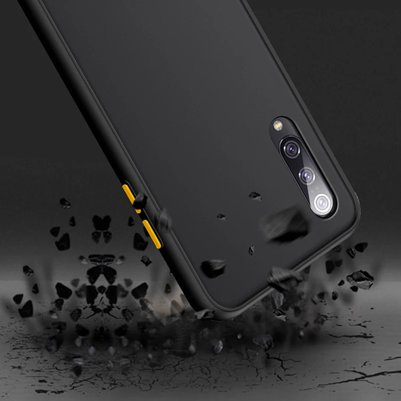 luxury shockproof frosted transparent phone back etui.coque.cover.case for xiaomi mi 9 pro 5g mi9 9pro mi9pro case silicone pc | Мобильные