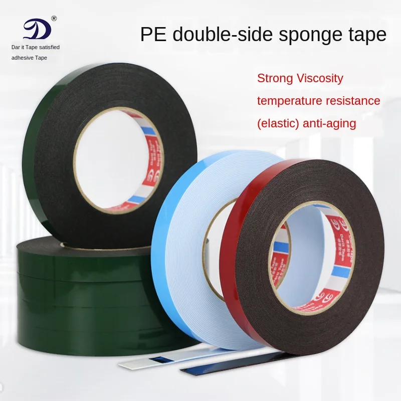 Губка пены клейкая лента с двойным покрытием высоко липкие толщиной 1 мм