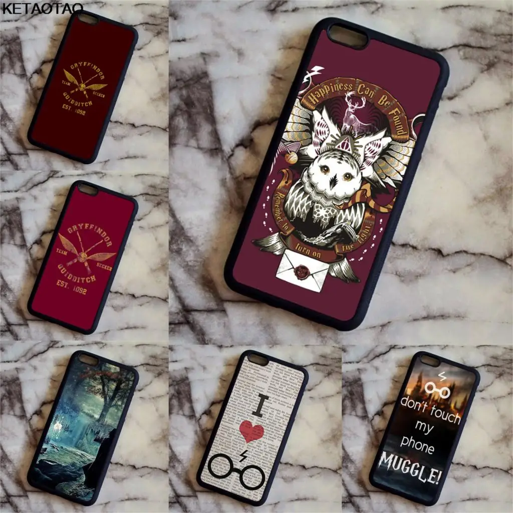 KETAOTAO Гарри Поттер Гриффиндор Сова чехол для телефона s для samsung S3 4 5 6 7 8 9 Note 4 5 7 8 Чехол Мягкий ТПУ резиновый силиконовый
