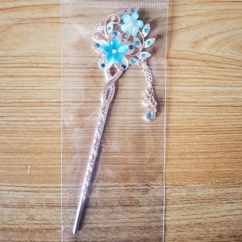 Заколка для волос кошачий глаз с двумя цветами | Красота и здоровье