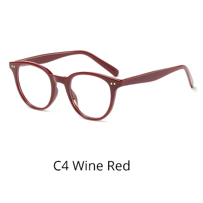 C4 Wine Red Ralferty, высокое качество, женские очки, оправа, Ретро стиль, трендовые женские очки, оправа без диоптрий, очки, F95188 - Цвет оправы: C4 Wine Red