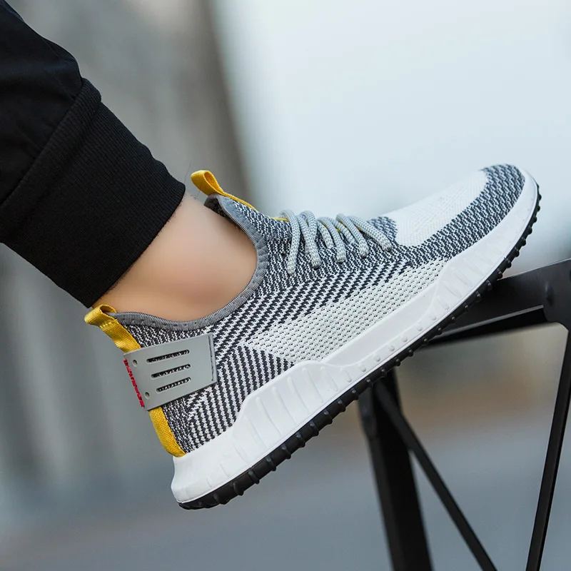 VESONAL 2020 удобные дышащие весенне-летние новые кроссовки мужская обувь