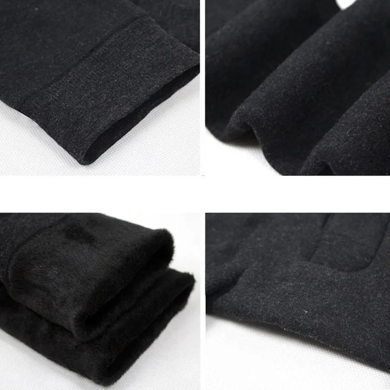 

Men's Thermal Pants Underwear Cashmere Wool Knitted High Quality Winter Windproof Thermal Underwear